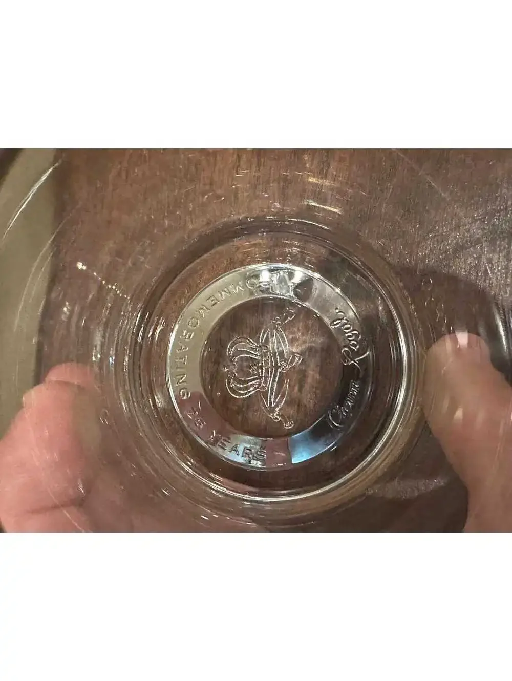 Crown Royal 75th Anniversary Commemorative Whiskey Rocks Glasses Set of 2